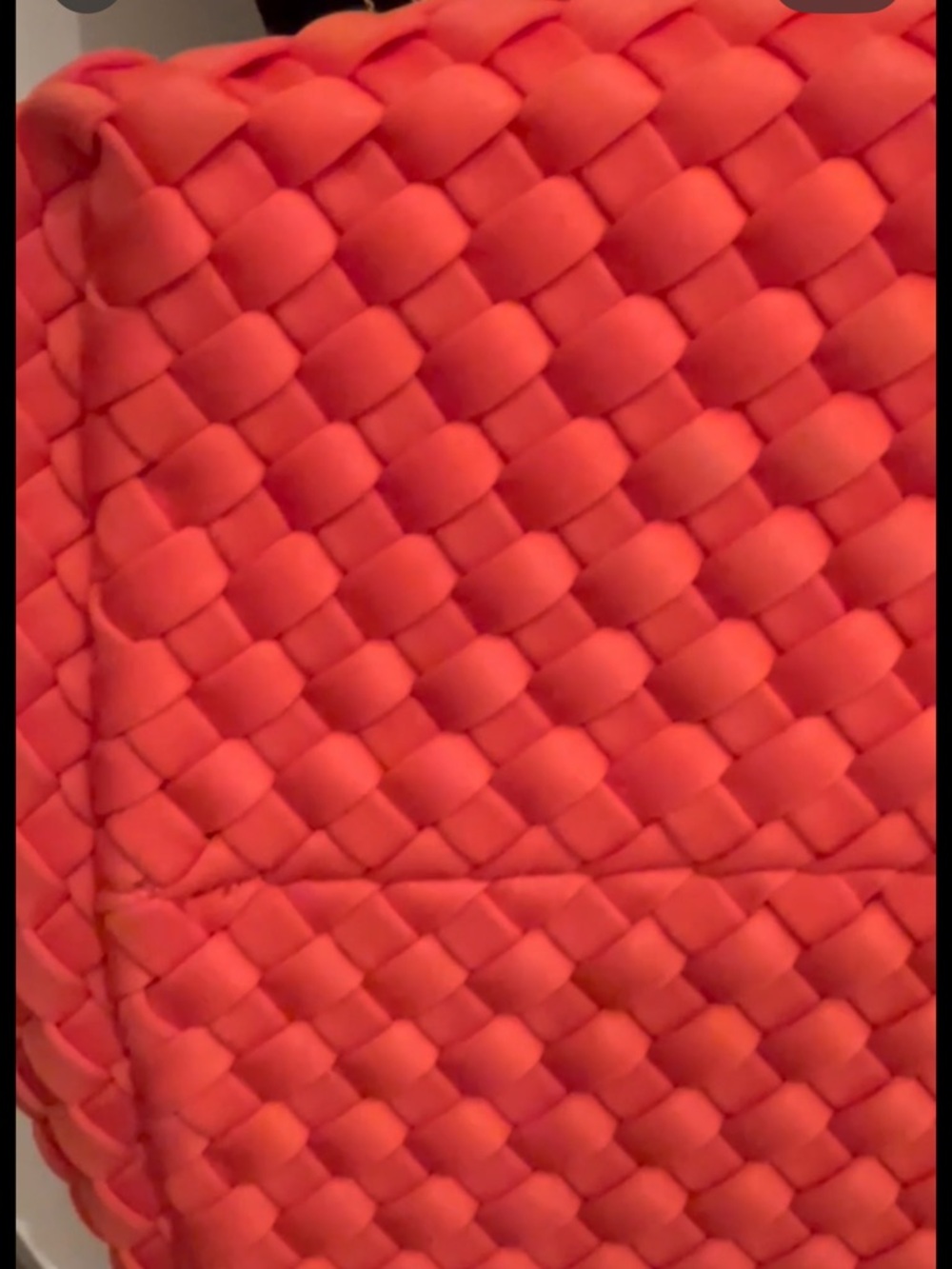 Naghedi Orange Woven Tote - Picture 11 of 13